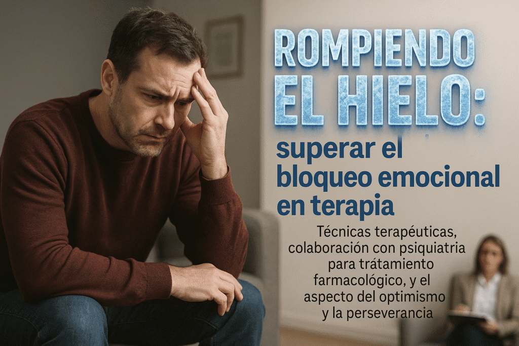 Cuando la vida se congela: cómo superar el bloqueo emocional en terapia
